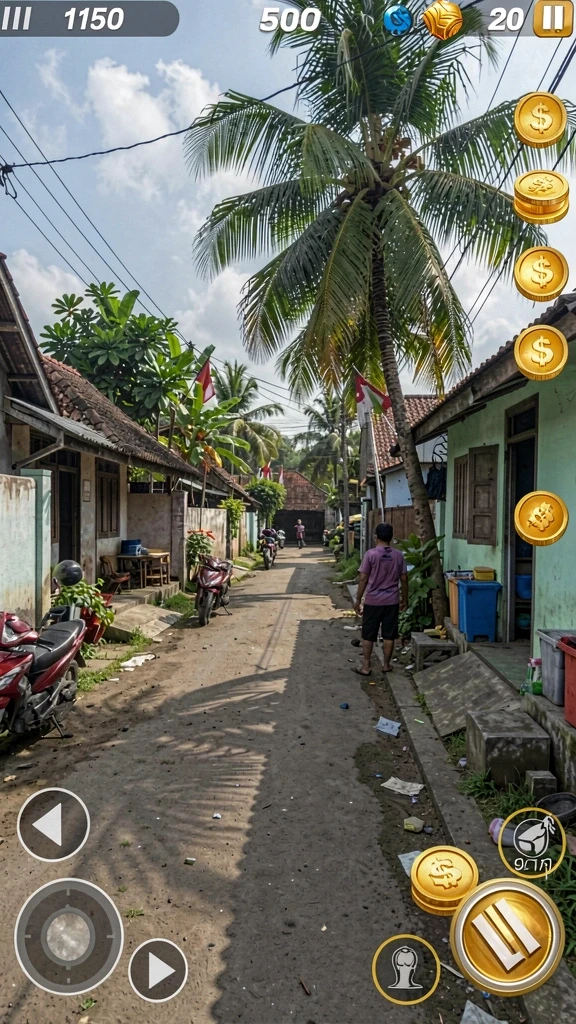 gim999 - Screenshot gameplay yang menunjukkan tantangan menarik.